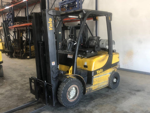 2014 Yale GLP050VX Forklift, 3 Stage Mast 86"/194"